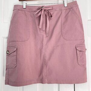 LL Bean cotton blend skirt